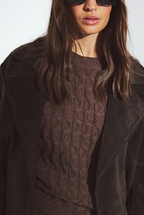 Cable-Strickpullover