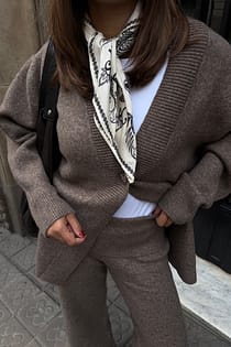Oversize-Strickjacke
