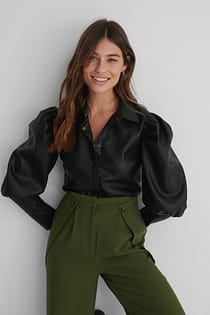 Haut En Faux Cuir