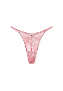 Tanga mit Blumenstickerei