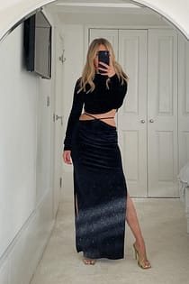 Fluwelen rok