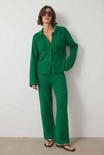 Knitted Crochet Trousers