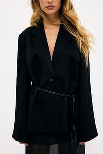 Relaxed Blazer aus Lyocell-Mix