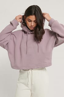 Basic Cropped Hoodie