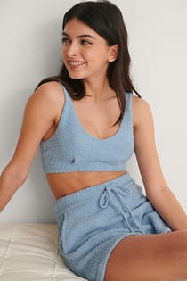 Fluffy Knitted Bralette