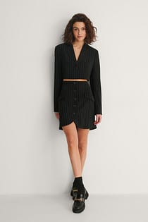 Pinstriped Skirt