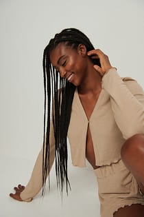 Recyceltes Babylock Waffle Loungewear Top