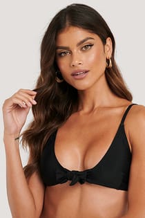 Tied Front Bikini Top