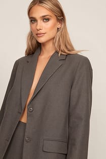 Blazer aus Wollmischung