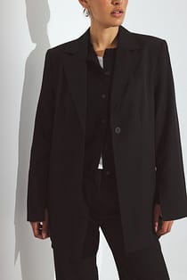 Regulärer Longline-Blazer