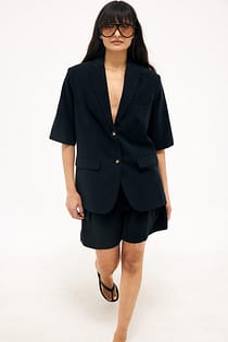 Blazer mit kurzen Ärmeln