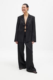 Pantalon droit structuré