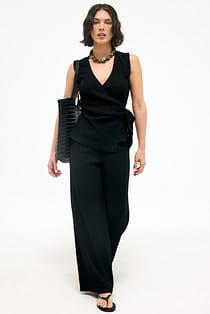 Pantalon droit structuré