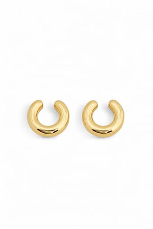 Gold 2er-Pack vergoldete Earcuffs