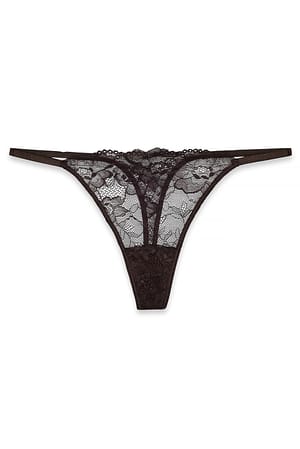 Dark Brown 2-pak tanga G-strenge