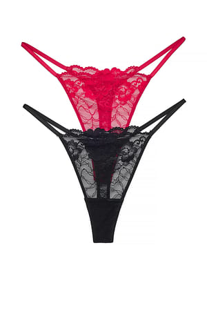 Red 2-pack Tanga Thong
