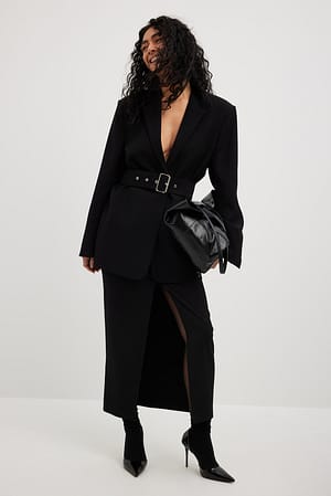 Blazer med belte