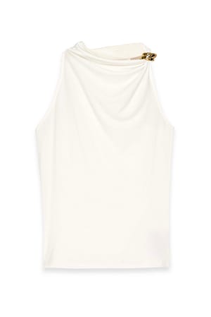 White Top med spændedetalje