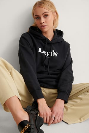 Black Graphic Standard Hoodie