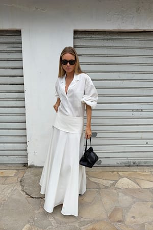Offwhite Maxi Skirt