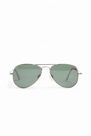 Gold klassische Piloten-Sonnenbrille