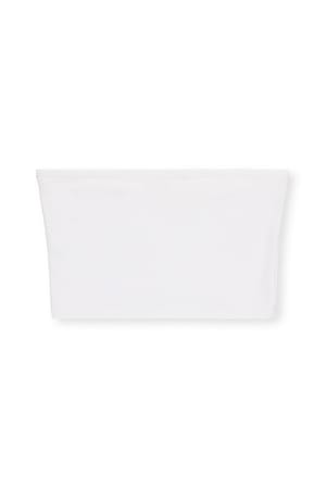White Cropped Tube Top
