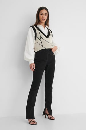 Black Ekologiska denimjeans