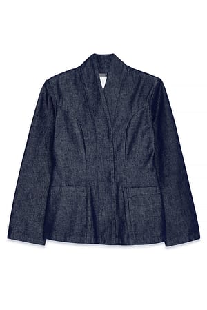 Rinse Wash Blazer aus Denim