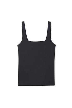 Black Dobbel brettet singlet