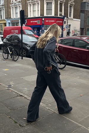 Dark Grey Corduroy Trousers