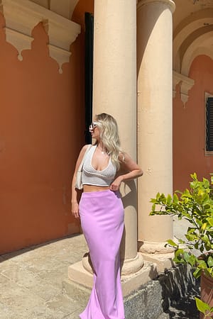Pink Maxi-rok
