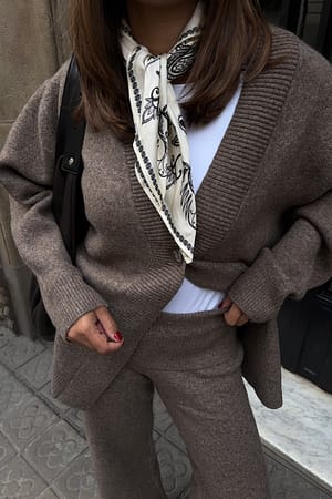Oversize-Strickjacke