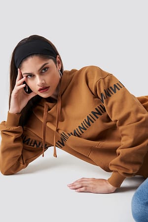 Burned Brown N Branded Hoodie