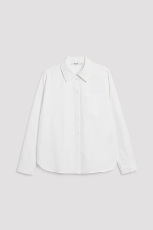 Snow White Blouse met zakdetail