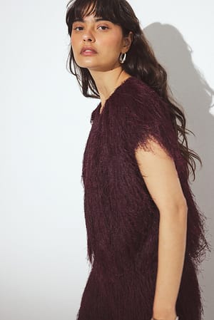 Aubergine Top difuso