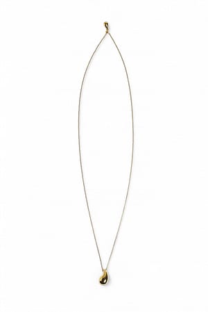 Gold Collar de gota bañado en oro