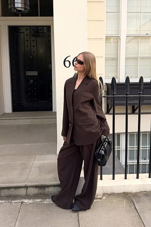 Low Waist Suit Pants