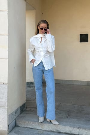 Light Blue Lane vaqueros de talle bajo