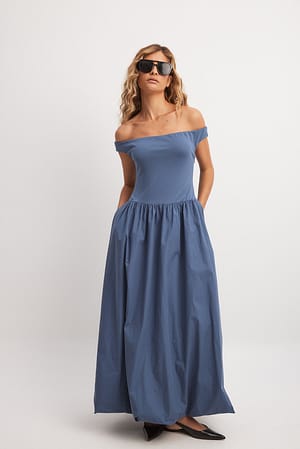 Midikleid mit Ballonrock
