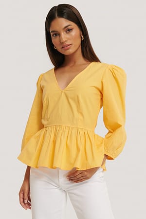 Honey Blus Med 3/4 Ballongärm