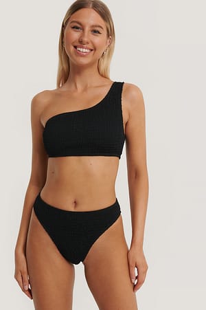 Black Slip Mit Hoher Taille