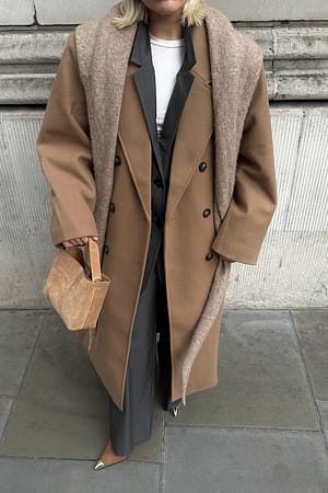 Camel Oversized Coat