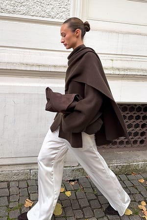 Strick-Cape-Cardigan