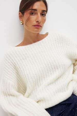 Wool Blend Knitted Sweater