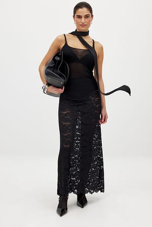 Lace Midi Skirt