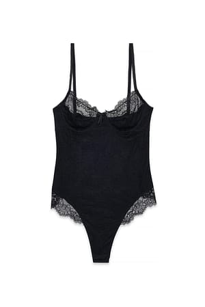 Black Lace Panel Body