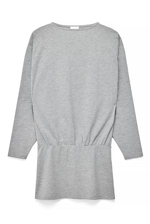 Grey Melange Layering-Kleid