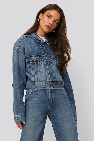 Dad Tom Croppad Denimjacka
