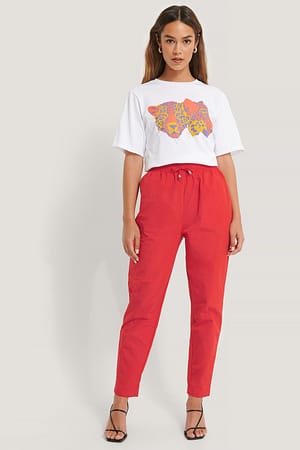 Red Track Pants