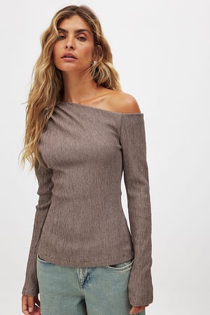 Langärmeliges Jersey-Top